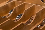 Bamboo Utensil Organizer